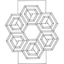 Malvorlage: Optische Täuschung (Andere) #213954 - Kostenlose Malvorlagen zum Ausdrucken