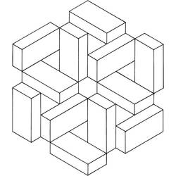 Malvorlage: Optische Täuschung (Andere) #213956 - Kostenlose Malvorlagen zum Ausdrucken