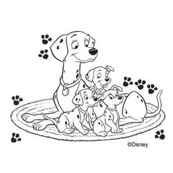 Malvorlage: 101 Dalmatiner (Animationsfilme) #129375 - Kostenlose Malvorlagen zum Ausdrucken