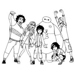 Malvorlage: Big Hero 6 (Animationsfilme) #206710 - Kostenlose Malvorlagen zum Ausdrucken