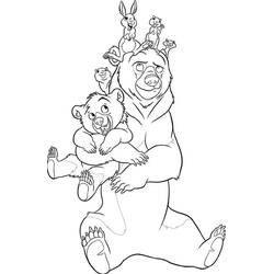 Malvorlage: Brother Bear (Animationsfilme) #210094 - Kostenlose Malvorlagen zum Ausdrucken