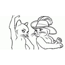 Malvorlage: Der Gestiefelte Kater (Animationsfilme) #170651 - Kostenlose Malvorlagen zum Ausdrucken