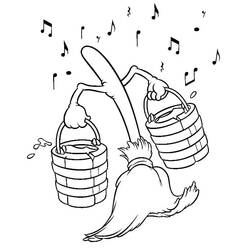 Malvorlage: Fantasia (Animationsfilme) #204775 - Kostenlose Malvorlagen zum Ausdrucken