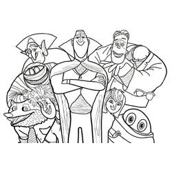 Zeichnungen zum Ausmalen: Hotel Transylvania - Kostenlose Malvorlagen zum Ausdrucken