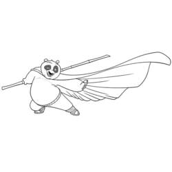 Malvorlage: Kung Fu Panda (Animationsfilme) #73410 - Kostenlose Malvorlagen zum Ausdrucken