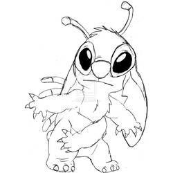 Malvorlage: Lilo und Stitch (Animationsfilme) #44825 - Kostenlose Malvorlagen zum Ausdrucken