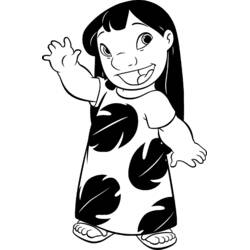 Malvorlage: Lilo und Stitch (Animationsfilme) #44987 - Kostenlose Malvorlagen zum Ausdrucken