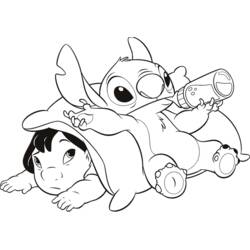 Malvorlage: Lilo und Stitch (Animationsfilme) #45001 - Kostenlose Malvorlagen zum Ausdrucken