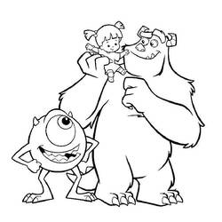 Malvorlage: Monsters Inc. (Animationsfilme) #132309 - Kostenlose Malvorlagen zum Ausdrucken