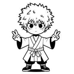 Malvorlage: Katsuki Bakugo (Anime und Manga) #217089 - Kostenlose Malvorlagen zum Ausdrucken