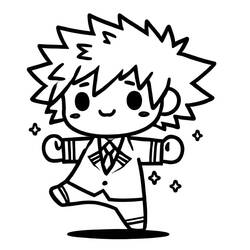 Malvorlage: Katsuki Bakugo (Anime und Manga) #217090 - Kostenlose Malvorlagen zum Ausdrucken