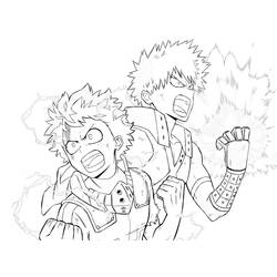 Malvorlage: Katsuki Bakugo (Anime und Manga) #217091 - Kostenlose Malvorlagen zum Ausdrucken