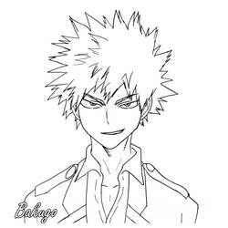 Malvorlage: Katsuki Bakugo (Anime und Manga) #217110 - Kostenlose Malvorlagen zum Ausdrucken