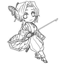 Malvorlage: Shinobu Kocho (Anime und Manga) #219305 - Kostenlose Malvorlagen zum Ausdrucken