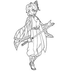 Malvorlage: Shinobu Kocho (Anime und Manga) #219326 - Kostenlose Malvorlagen zum Ausdrucken