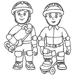 Malvorlage: Feuerwehrmann (Berufe und Karrieren) #105608 - Kostenlose Malvorlagen zum Ausdrucken