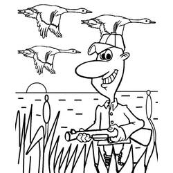 Malvorlage: Jäger (Berufe und Karrieren) #218043 - Kostenlose Malvorlagen zum Ausdrucken