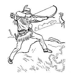 Malvorlage: Jäger (Berufe und Karrieren) #218050 - Kostenlose Malvorlagen zum Ausdrucken