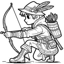 Malvorlage: Jäger (Berufe und Karrieren) #218055 - Kostenlose Malvorlagen zum Ausdrucken