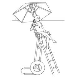 Malvorlage: Rettungsschwimmer (Berufe und Karrieren) #205619 - Kostenlose Malvorlagen zum Ausdrucken