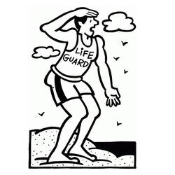 Malvorlage: Rettungsschwimmer (Berufe und Karrieren) #205630 - Kostenlose Malvorlagen zum Ausdrucken