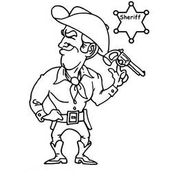Malvorlage: Sheriff (Berufe und Karrieren) #107501 - Kostenlose Malvorlagen zum Ausdrucken