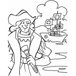 Malvorlage: Christoph Kolumbus (Berühmte personen) #173578 - Kostenlose Malvorlagen zum Ausdrucken