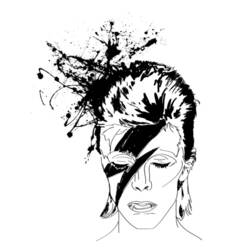 Malvorlage: David Bowie (Berühmte personen) #122003 - Kostenlose Malvorlagen zum Ausdrucken