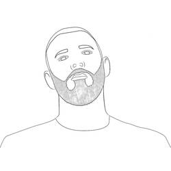 Zeichnungen zum Ausmalen: Karim Benzema - Kostenlose Malvorlagen zum Ausdrucken