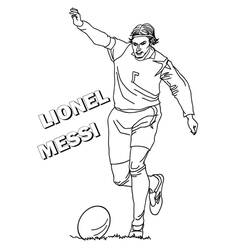 Malvorlage: Lionel Messi (Berühmte personen) #171002 - Kostenlose Malvorlagen zum Ausdrucken