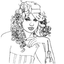 Malvorlage: Taylor Swift (Berühmte personen) #208121 - Kostenlose Malvorlagen zum Ausdrucken