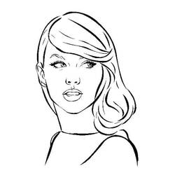 Malvorlage: Taylor Swift (Berühmte personen) #208122 - Kostenlose Malvorlagen zum Ausdrucken