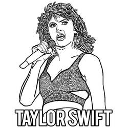 Malvorlage: Taylor Swift (Berühmte personen) #208124 - Kostenlose Malvorlagen zum Ausdrucken