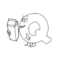 Malvorlage: Buchstabe Q (Buchstaben und Alphabet) #194745 - Kostenlose Malvorlagen zum Ausdrucken