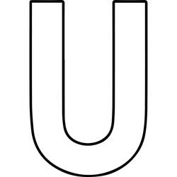 Zeichnungen zum Ausmalen: Buchstabe U - Kostenlose Malvorlagen zum Ausdrucken
