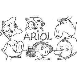 Malvorlage: Ariol (Cartoon-Charaktere) #183541 - Kostenlose Malvorlagen zum Ausdrucken