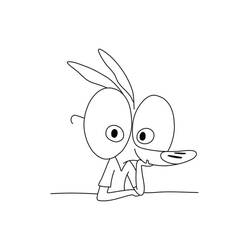 Malvorlage: Ariol (Cartoon-Charaktere) #183545 - Kostenlose Malvorlagen zum Ausdrucken