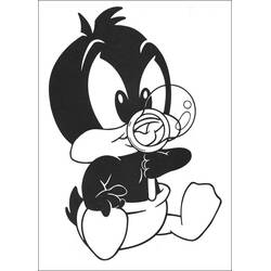 Malvorlage: Baby Looney Tunes (Cartoon-Charaktere) #26545 - Kostenlose Malvorlagen zum Ausdrucken