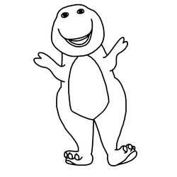 Malvorlage: Barney (Cartoon-Charaktere) #203008 - Kostenlose Malvorlagen zum Ausdrucken