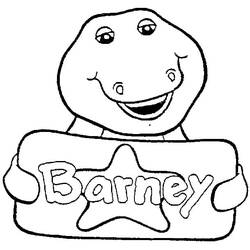 Malvorlage: Barney (Cartoon-Charaktere) #203013 - Kostenlose Malvorlagen zum Ausdrucken