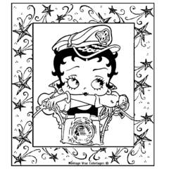 Malvorlage: Betty Boop (Cartoon-Charaktere) #25962 - Kostenlose Malvorlagen zum Ausdrucken