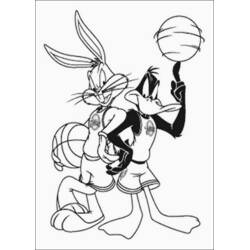 Malvorlage: Bugs Bunny (Cartoon-Charaktere) #26314 - Kostenlose Malvorlagen zum Ausdrucken