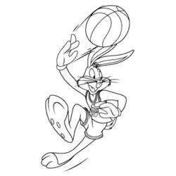 Malvorlage: Bugs Bunny (Cartoon-Charaktere) #26329 - Kostenlose Malvorlagen zum Ausdrucken