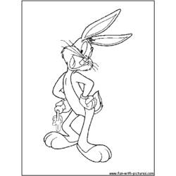 Malvorlage: Bugs Bunny (Cartoon-Charaktere) #26333 - Kostenlose Malvorlagen zum Ausdrucken