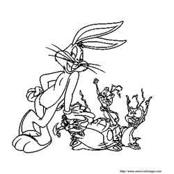 Malvorlage: Bugs Bunny (Cartoon-Charaktere) #26362 - Kostenlose Malvorlagen zum Ausdrucken