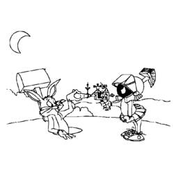 Malvorlage: Bugs Bunny (Cartoon-Charaktere) #26413 - Kostenlose Malvorlagen zum Ausdrucken