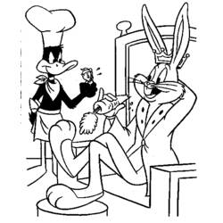 Malvorlage: Bugs Bunny (Cartoon-Charaktere) #26439 - Kostenlose Malvorlagen zum Ausdrucken
