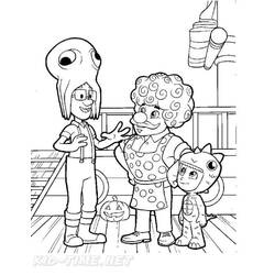 Malvorlage: Captain Turbot (Cartoon-Charaktere) #181784 - Kostenlose Malvorlagen zum Ausdrucken