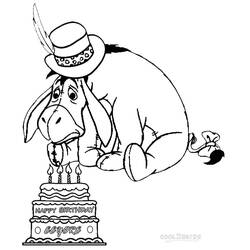 Malvorlage: Eeyore (Cartoon-Charaktere) #184972 - Kostenlose Malvorlagen zum Ausdrucken