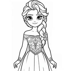 Malvorlage: Elsa (Cartoon-Charaktere) #220099 - Kostenlose Malvorlagen zum Ausdrucken